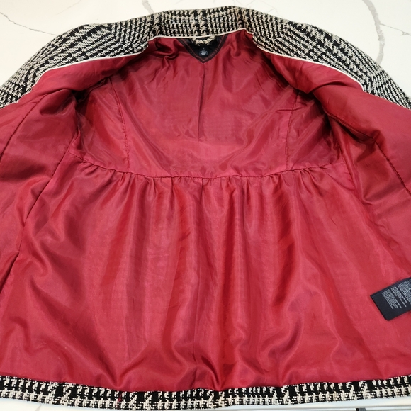 Tommy Hilfiger Double Breasted Tweed Blazer Jacket Size Medium - Picture 7 of 9